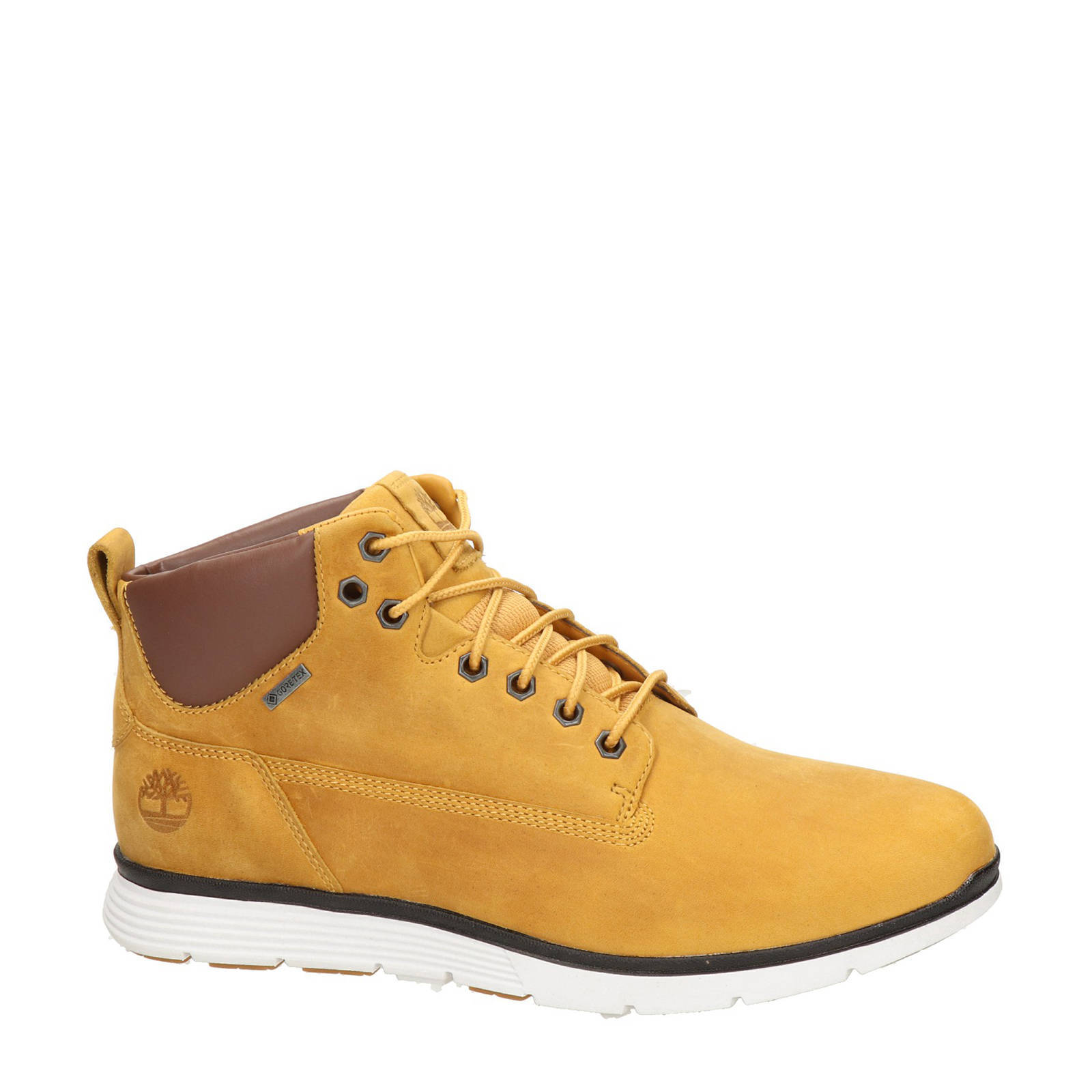 Timberland nubuck veterboots geel | wehkamp