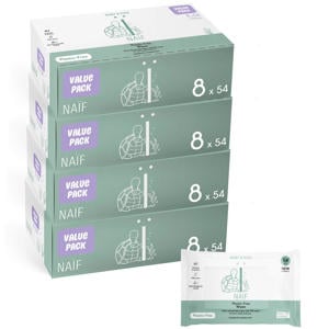 Wehkamp NAÏF 32 stuks - plasticvrije billendoekjes voordeelverpakking aanbieding