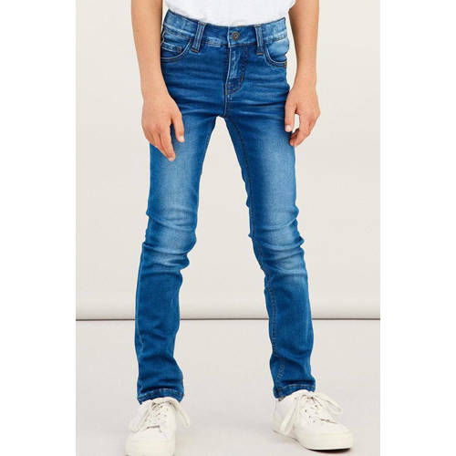 NAME IT KIDS slim fit jeans NKMTHEO stonewashed afbeelding