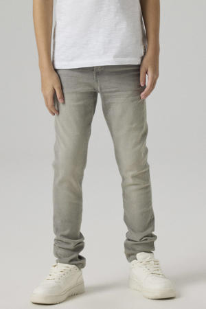 slim fit jeans NKMSILAS grijs