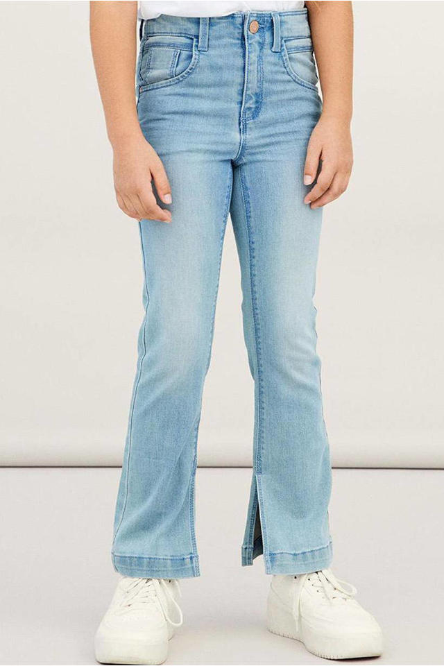 NAME IT flared jeans NKFPOLLY light denim | wehkamp