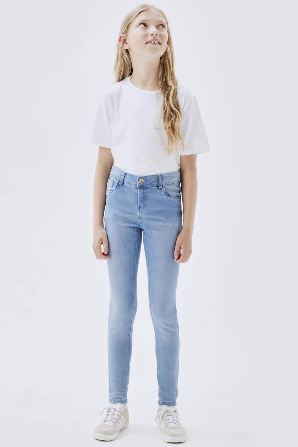 NAME IT KIDS skinny jeans NKFPOLLY light denim