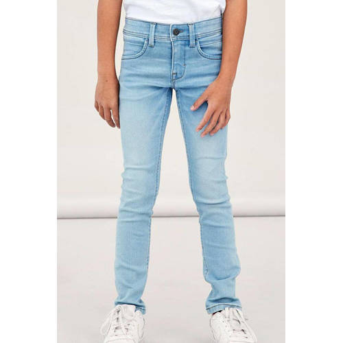 NAME IT KIDS slim fit jeans NKMSILAS light denim afbeelding
