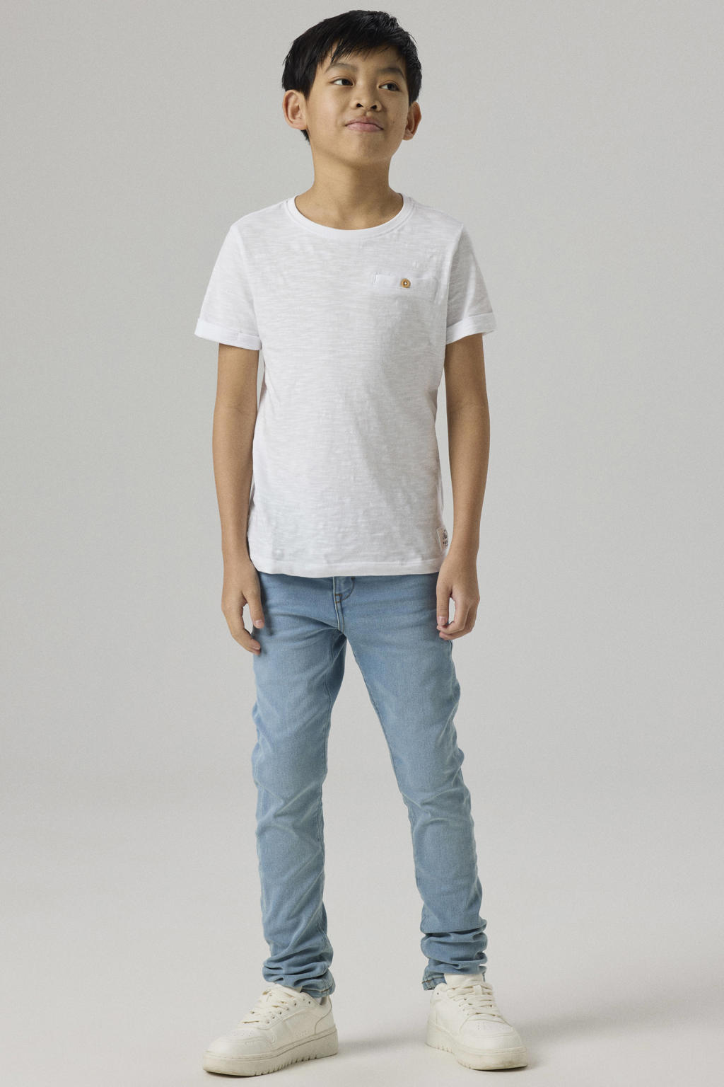 NAME IT KIDS slim fit jeans NKMSILAS light denim