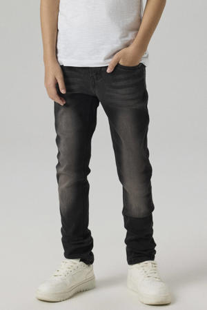 slim fit jeans NKMTHEO zwart