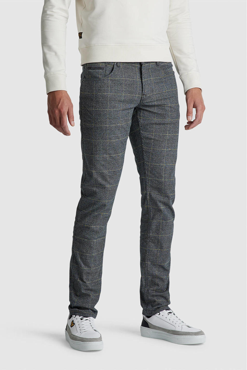 PME Legend regular straight fit jeans Nightflight 9079 grijs