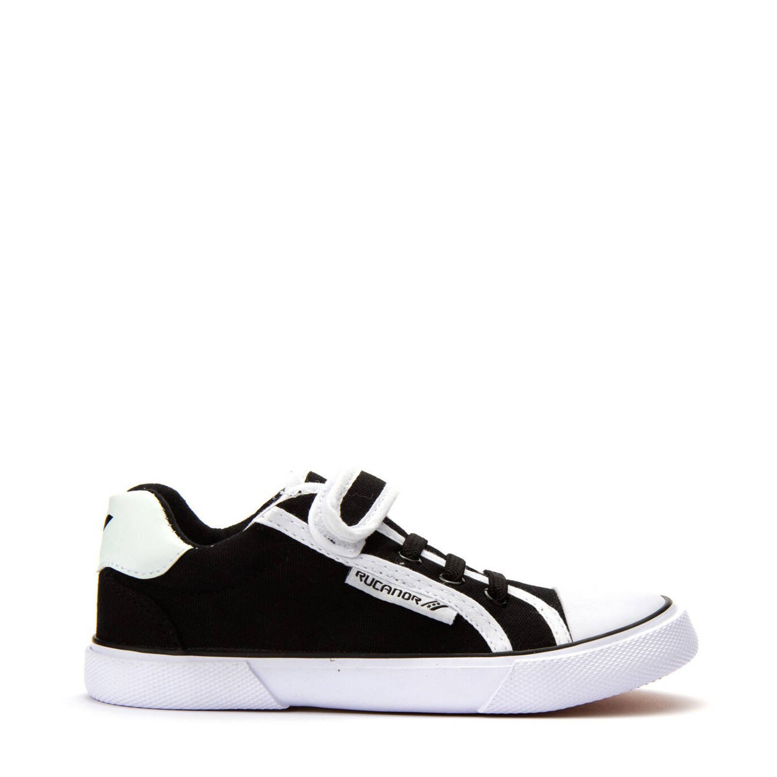 Rucanor gymschoenen zwart wit kids
