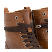 thumbnail: Travelin Kvinlog Lady  leren veterboots cognac