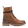 Travelin Kvinlog Lady  leren veterboots cognac