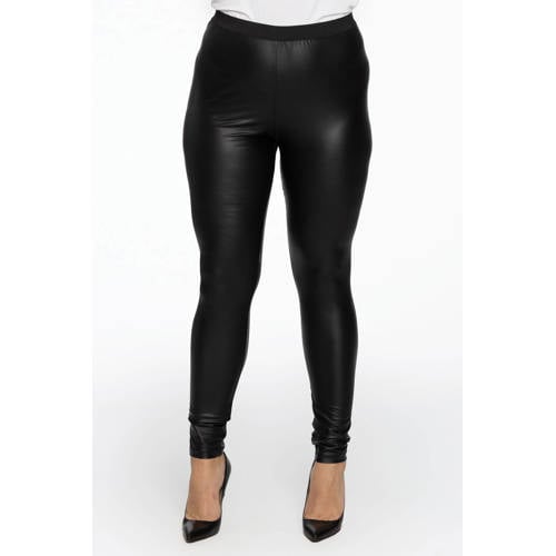 YOEK coated skinny legging zwart afbeelding