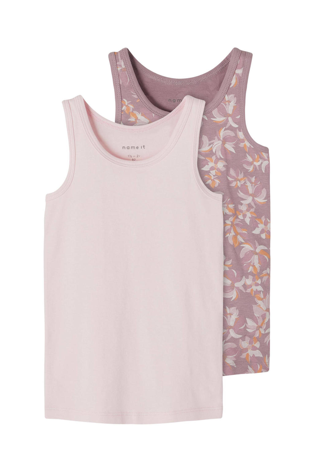 NAME IT MINI hemd - set van 2 paars/roze