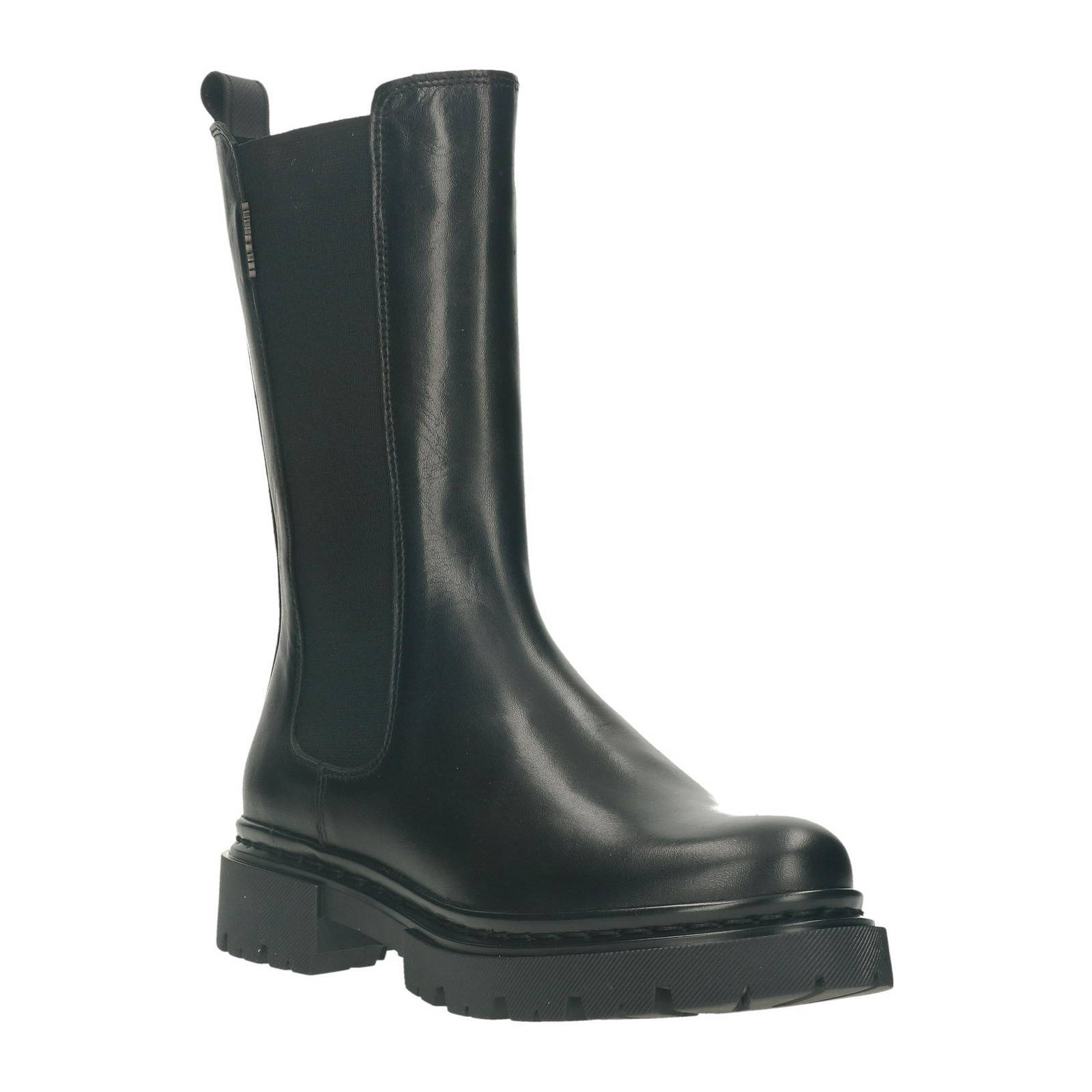 Bullboxer bullboxer leren chelsea boots zwart | wehkamp
