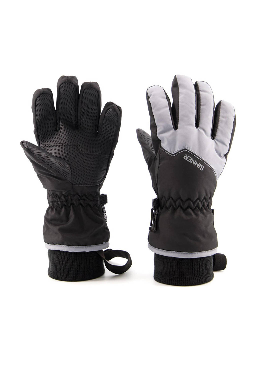 Sinner skihandschoenen Phoenix zwart/wit, Zwart/wit