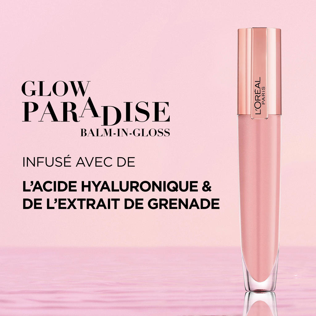 L'Oréal Paris Glow Paradise Balm in Gloss lipgloss 408 Roze wehkamp