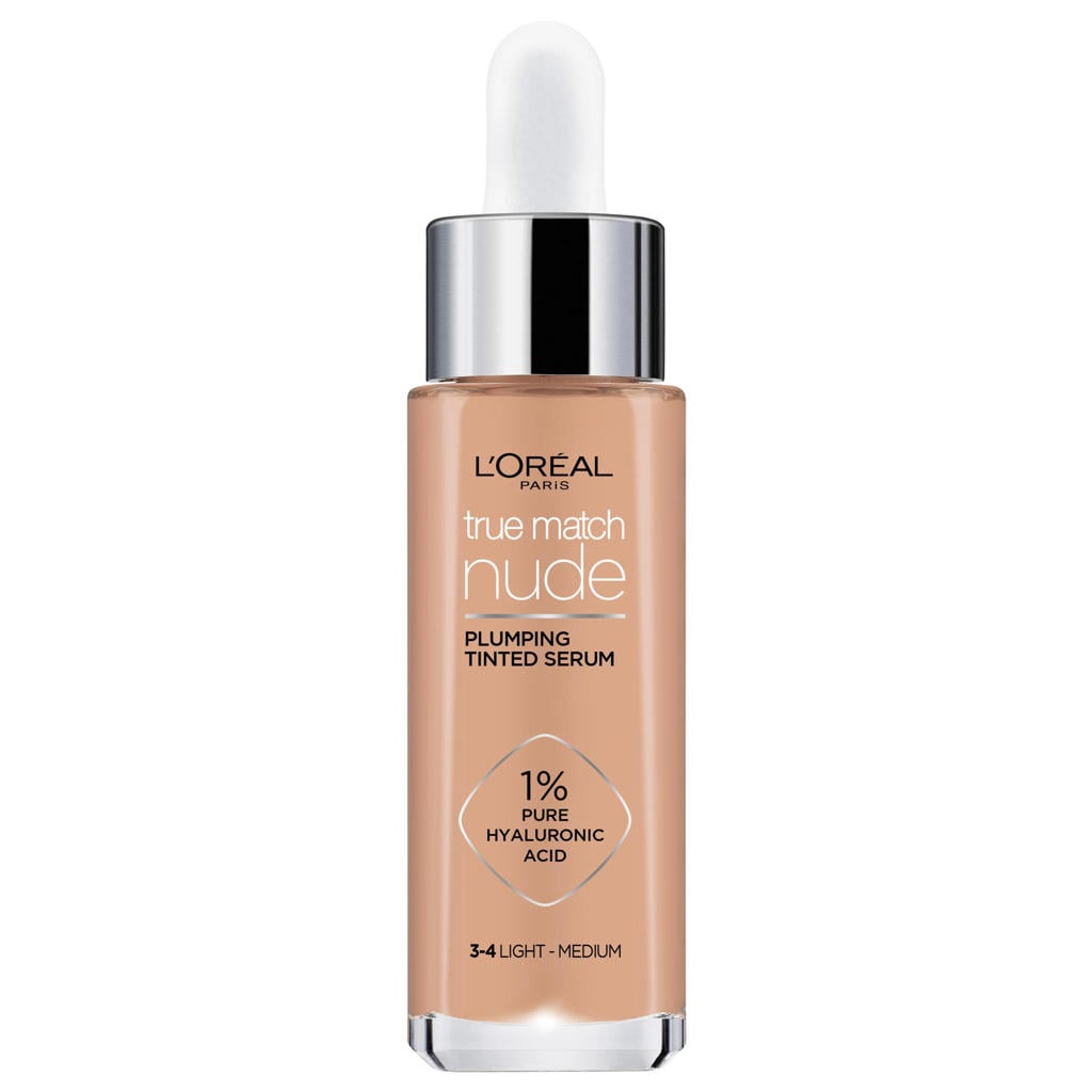 L'Oréal Paris True Match Nude Getint Serum - 3-4 Light Medium - 30 ml