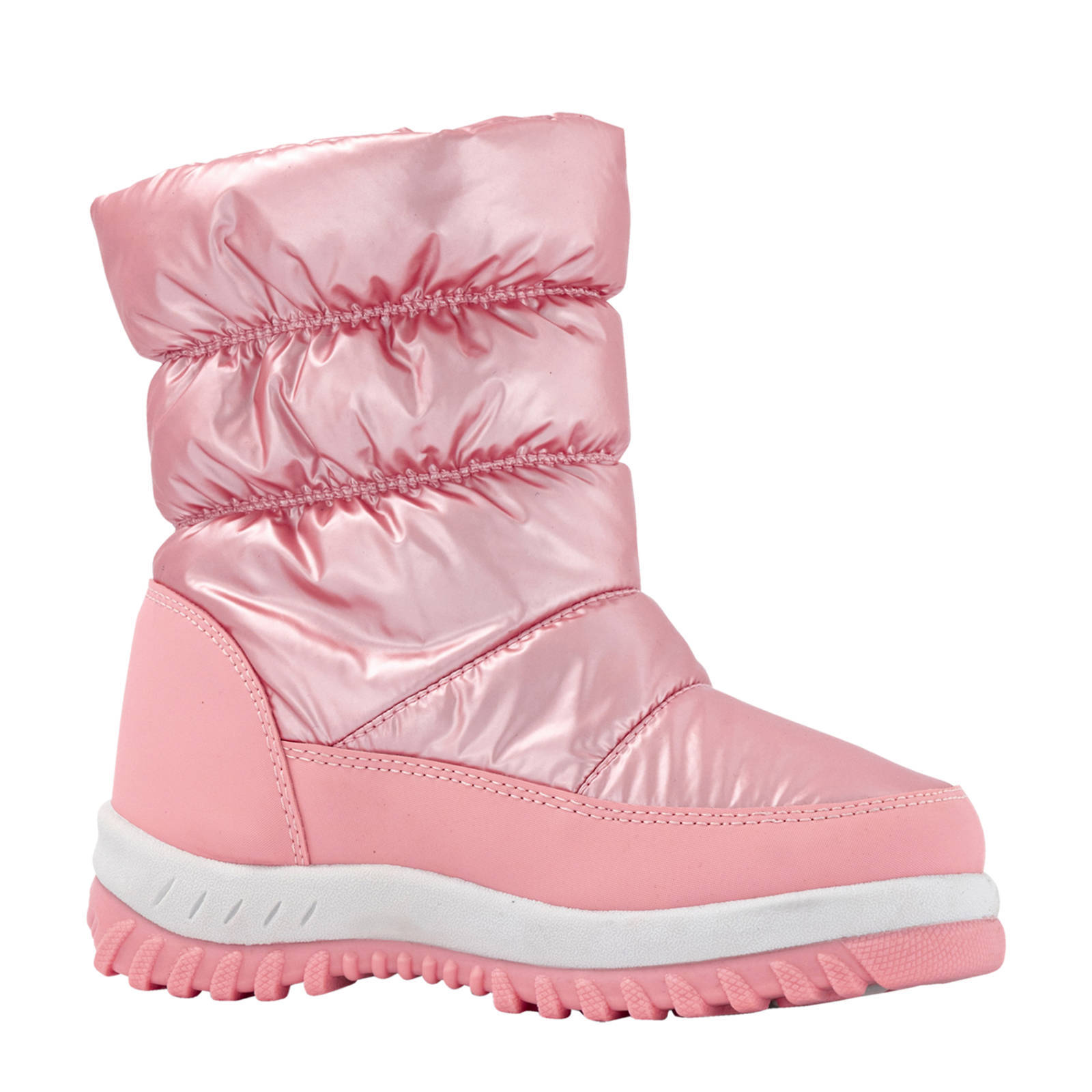Cortina snowboots roze/metallic | wehkamp