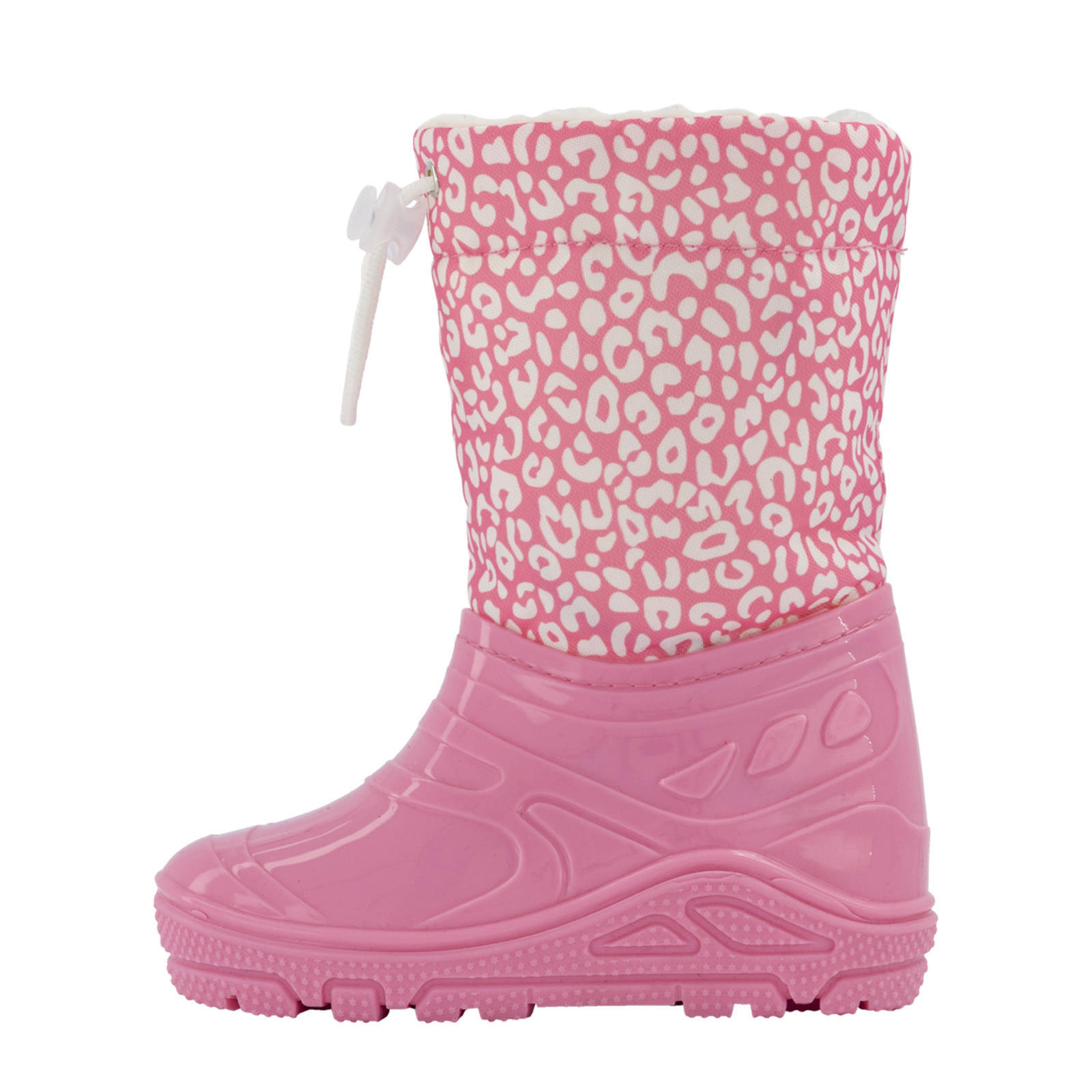 Landrover snowboots met panterprint roze | wehkamp