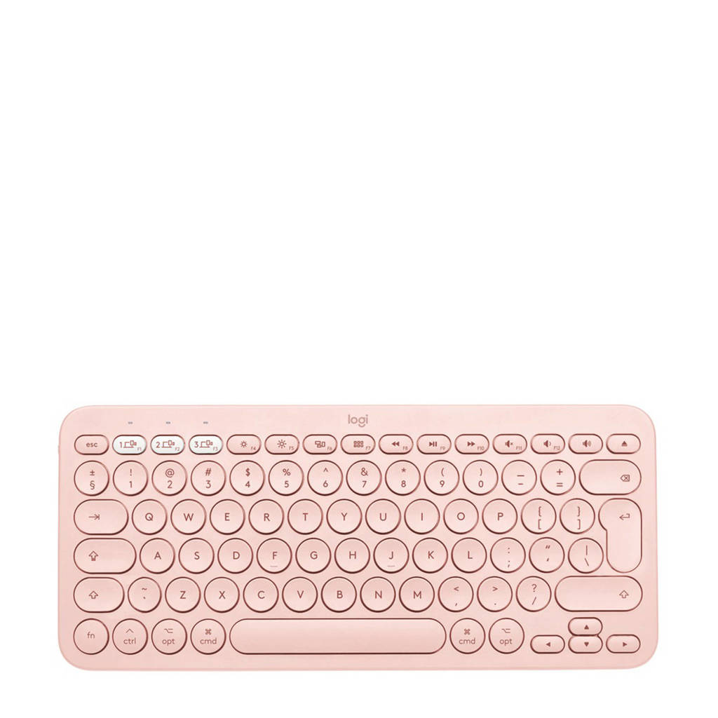 Logitech K380 bluetooth toetsenbord (Roze)