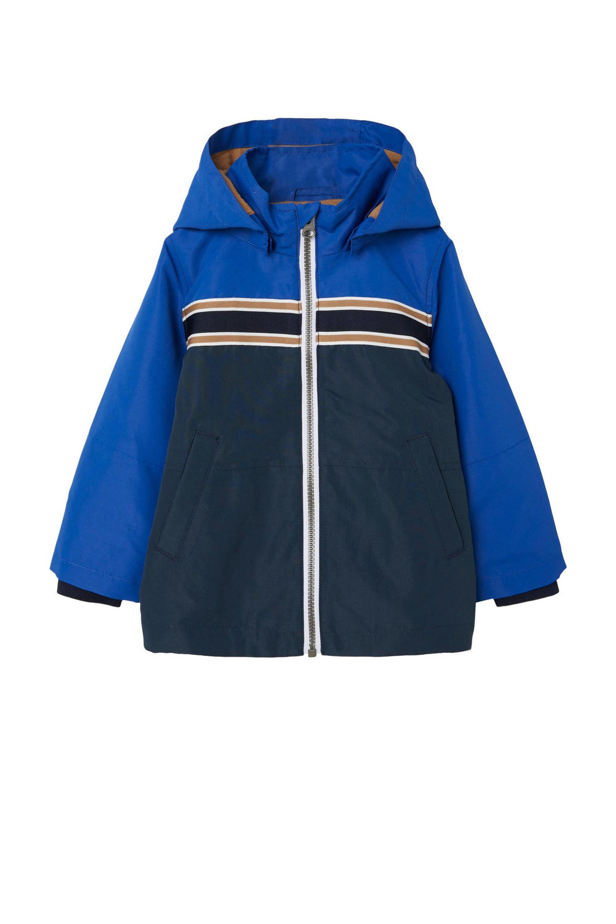 NAME IT MINI zomerjas NMMMAX van polyester donkerblauw