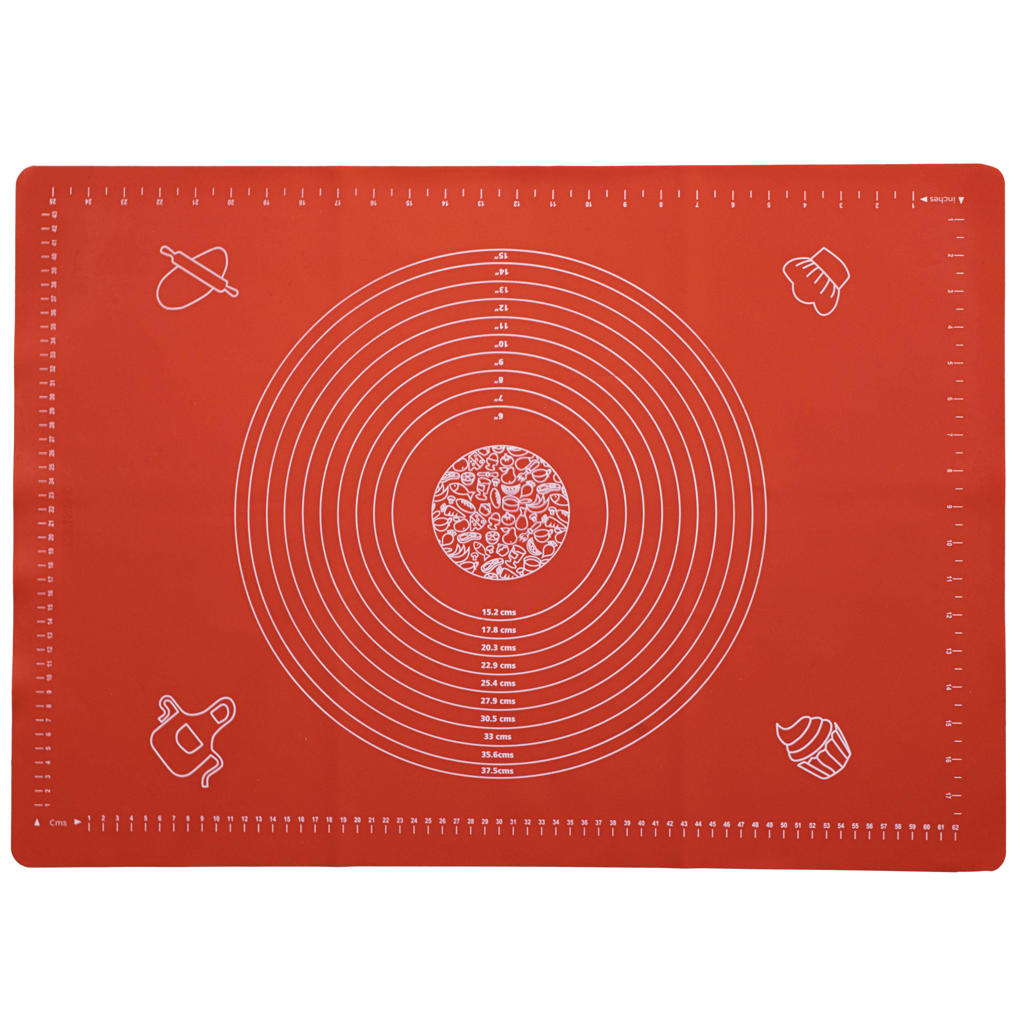 Sareva Bakmat - Siliconen - Rood - 70 x 50 cm - Ook geschikt als ovenmat