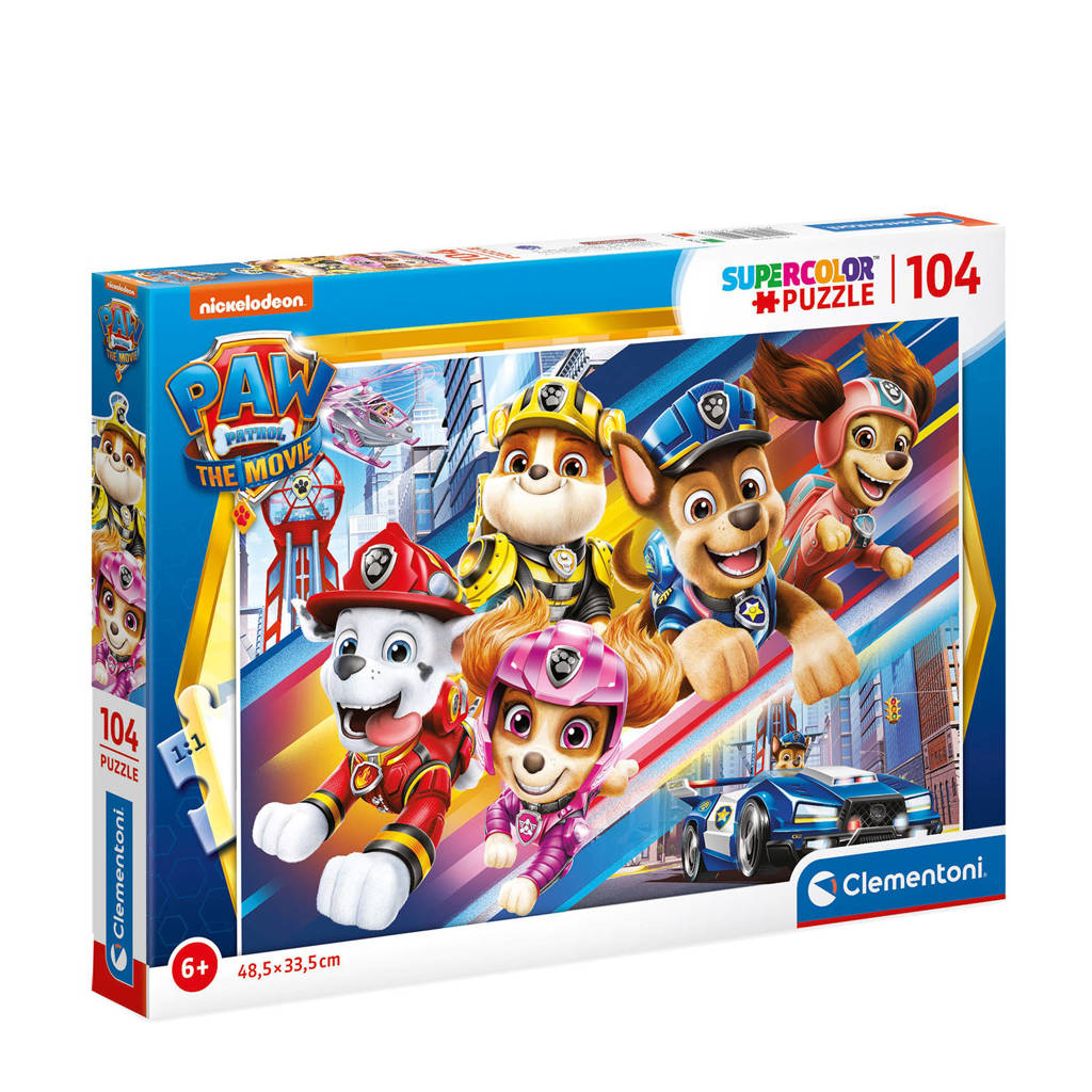 Paw Patrol The Movie legpuzzel 104 stukjes