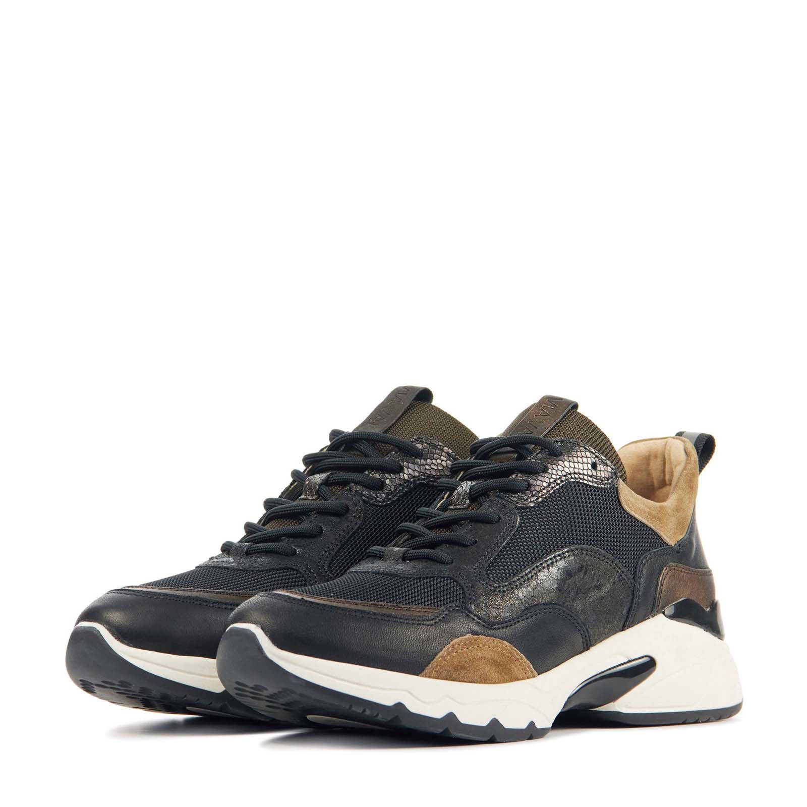 VIA VAI sneaker Zaira Fae 57115-03-914 Zwart - De Roos Schoenen Breda