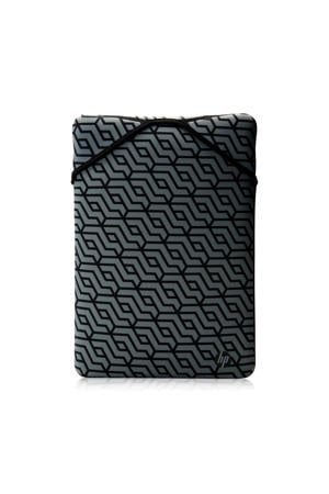 Reversible 14.1 inch laptop sleeve (zwart/geo)