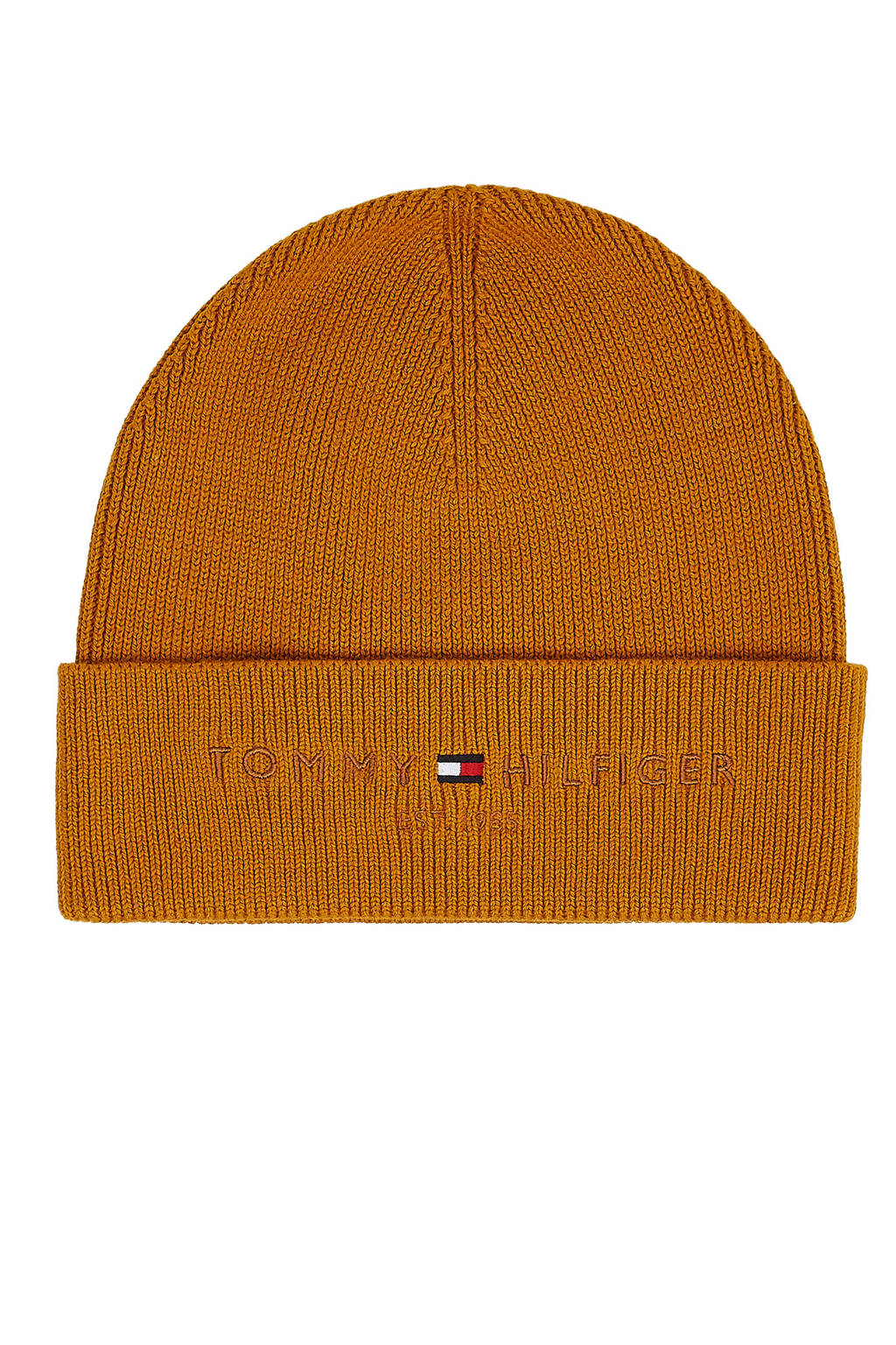 Tommy Hilfiger muts geel, Geel/bruin