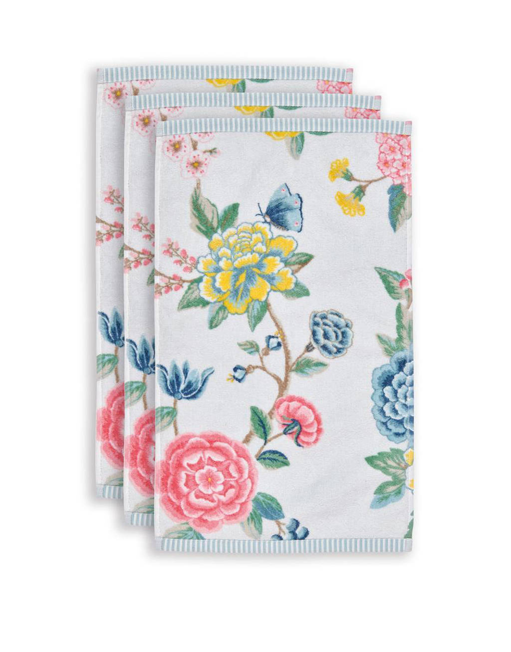 Pip Studio gastendoek Good Evening (set van 3) (50x30 cm), Wit