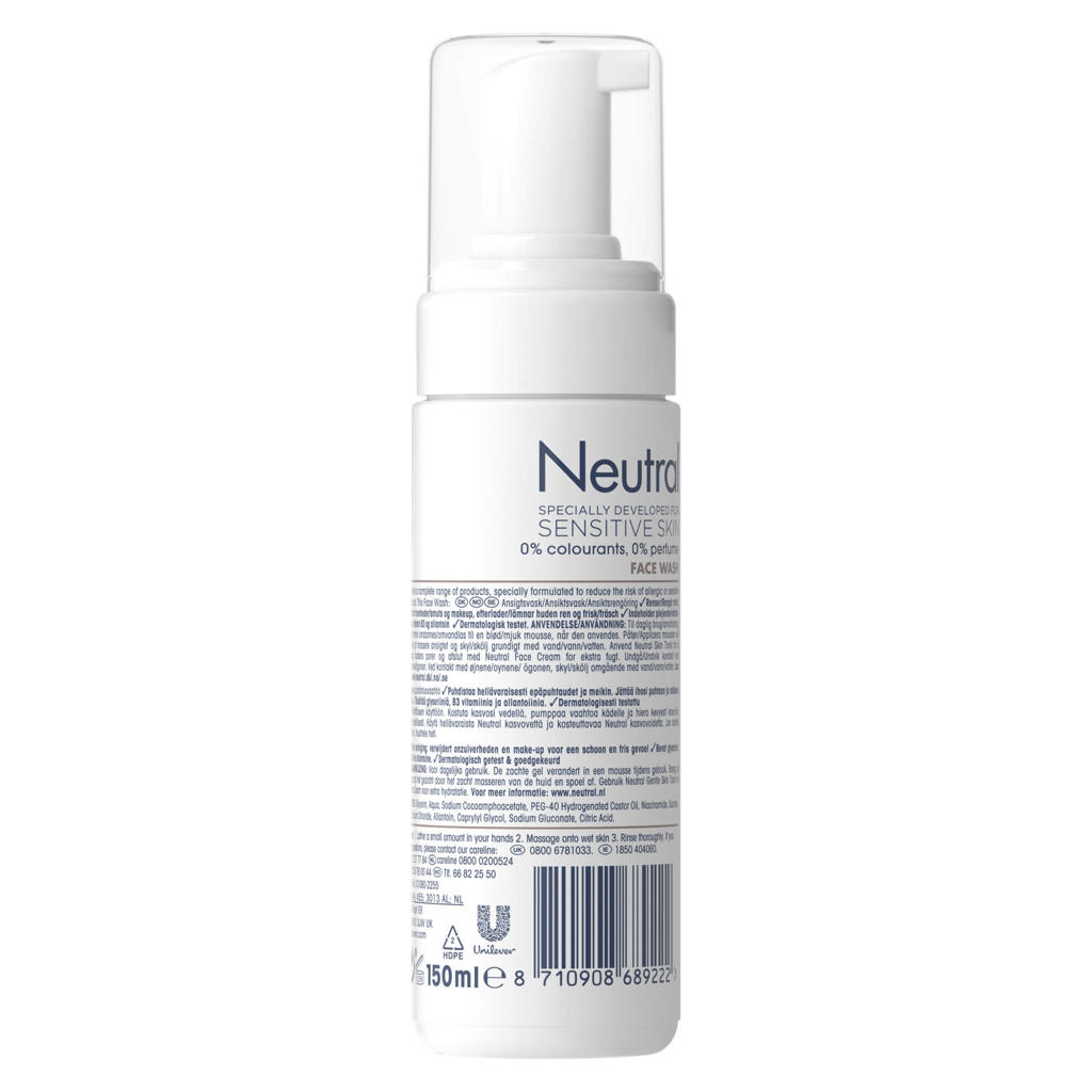 Neutral face wash lotion Parfumvrij 2 x 150 ml wehkamp