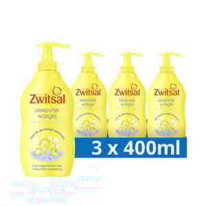 Zeepvrije wasgel Baby - 3 x 400 ml