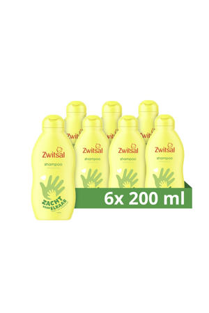 Wehkamp Zwitsal Baby shampoo - 6 x 200 ml - voordeelverpakking aanbieding