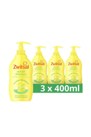 Wehkamp Zwitsal anti-klit shampoo Baby - 3 x 400 ml aanbieding