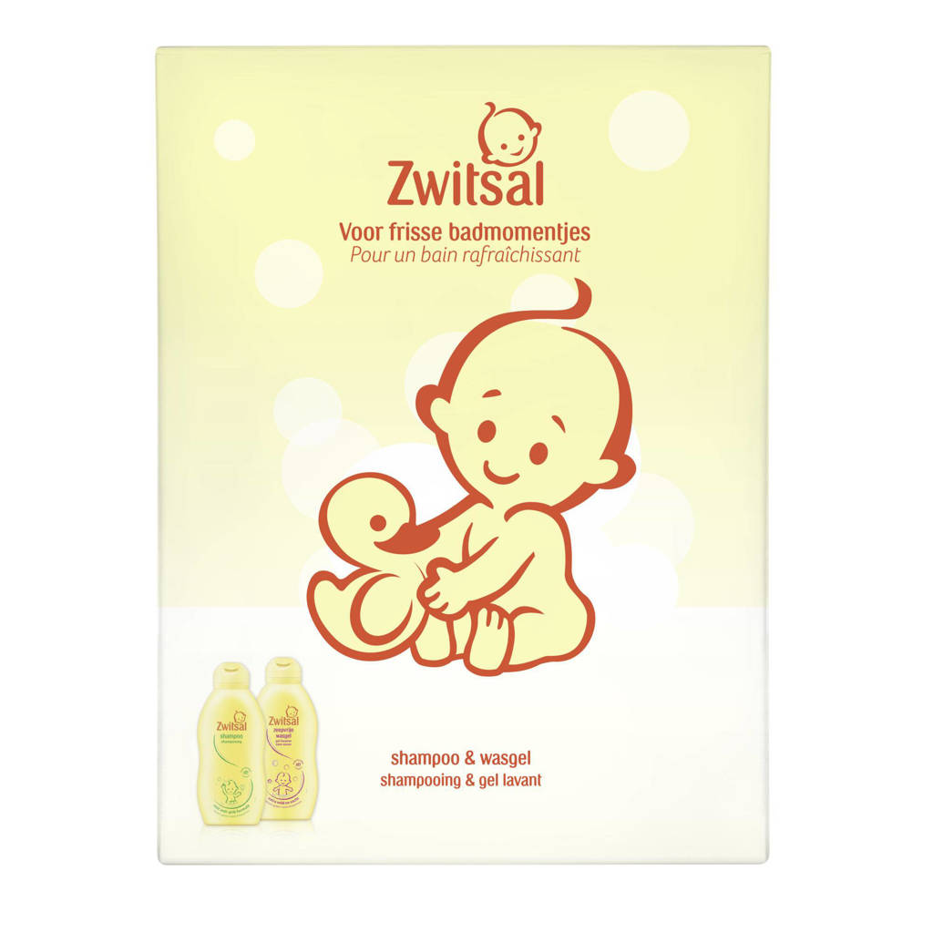 Appal kennisgeving creatief Zwitsal Wasgel + Shampoo Duo Geschenkset - 2-delig 200 ml (2x) -  Voordeelverpakking | wehkamp