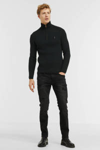 C&A Clockhouse slim fit jeans zwart, Zwart