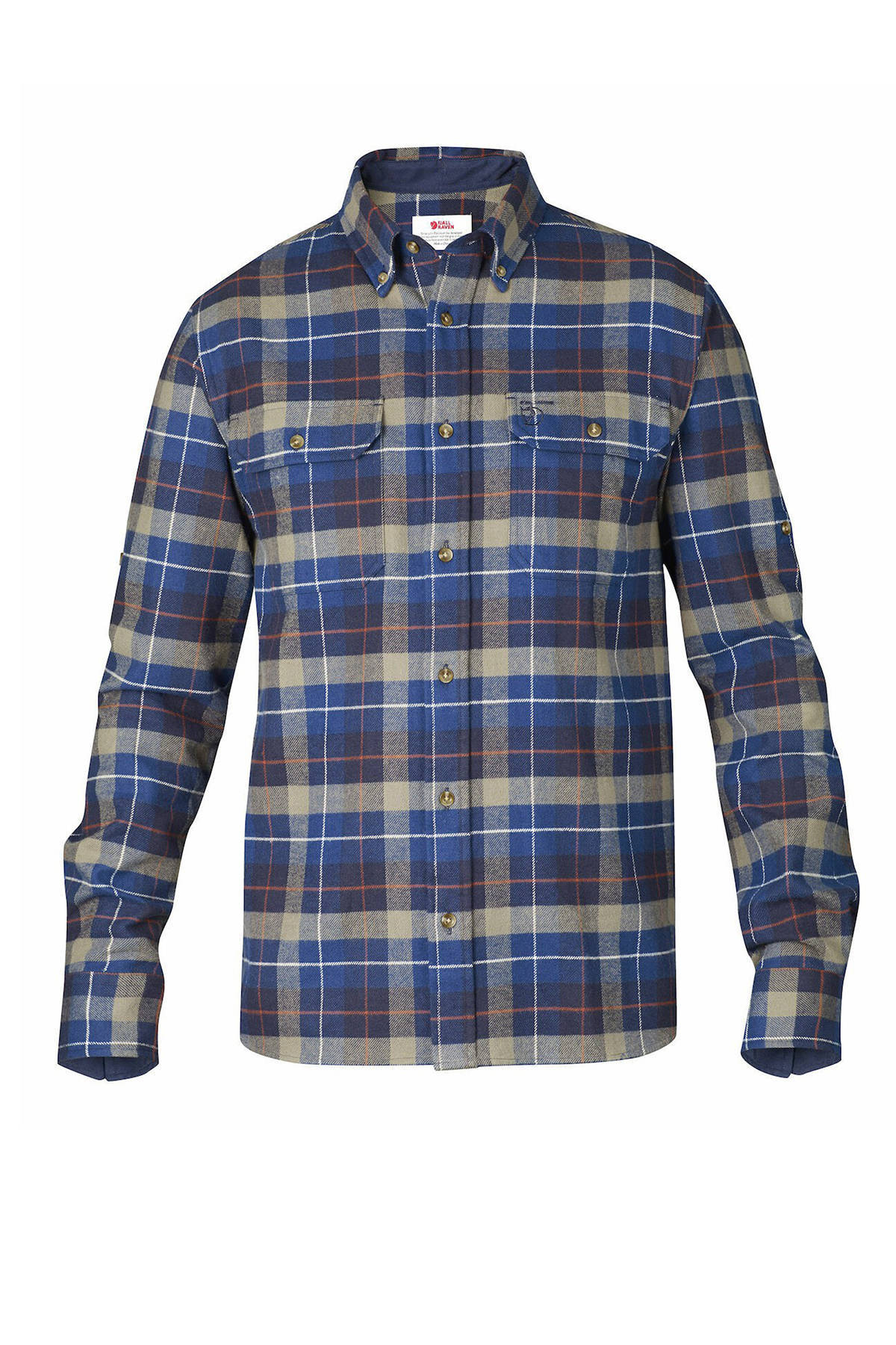 Fj&#xE4;llr&#xE4;ven Singi Heavy Flannel Overhemd Marineblauw online kopen