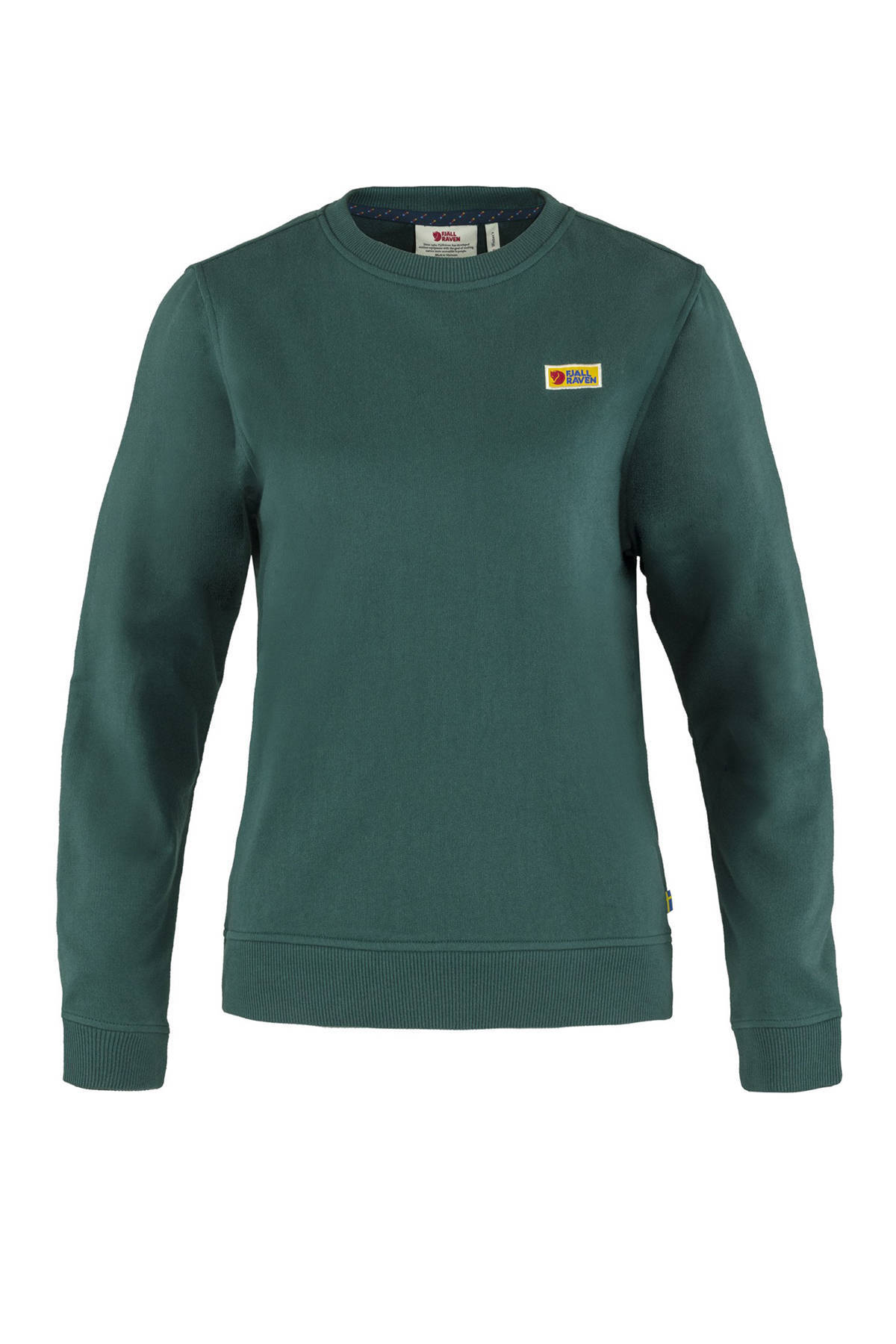 Fj&#xE4;llr&#xE4;ven Vardag Sweater Trui Dames Donkergroen online kopen
