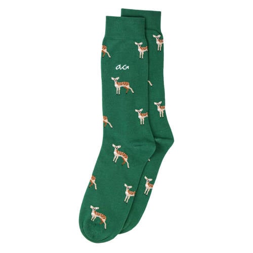 Alfredo Gonzales sokken Deer groen afbeelding