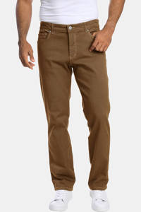 Jan Vanderstorm loose fit jeans GUNNAR Plus Size bruin, Bruin