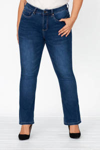 Fox Factor high waist bootcut jeans BILI rocky blue, Rocky Blue