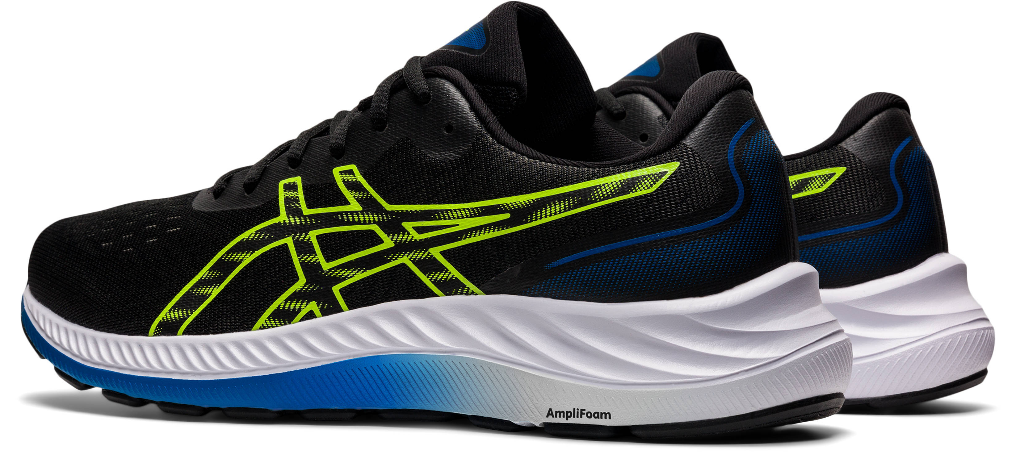 ASICS Gel-Excite 9 hardloopschoenen zwart/geel | wehkamp