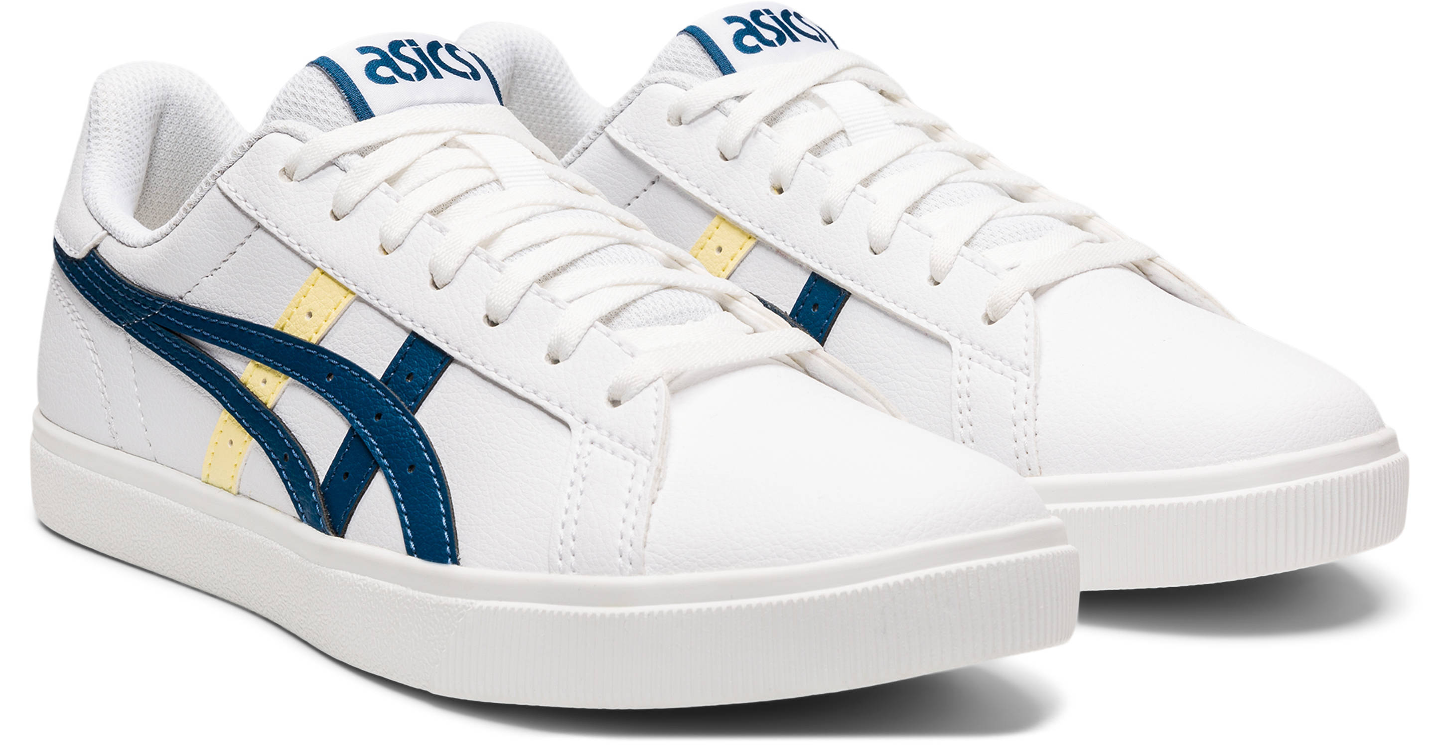 ASICS Tiger Classic CT sneakers wit/blauw/goud | wehkamp
