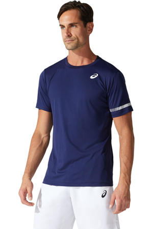   tennis shirt donkerblauw