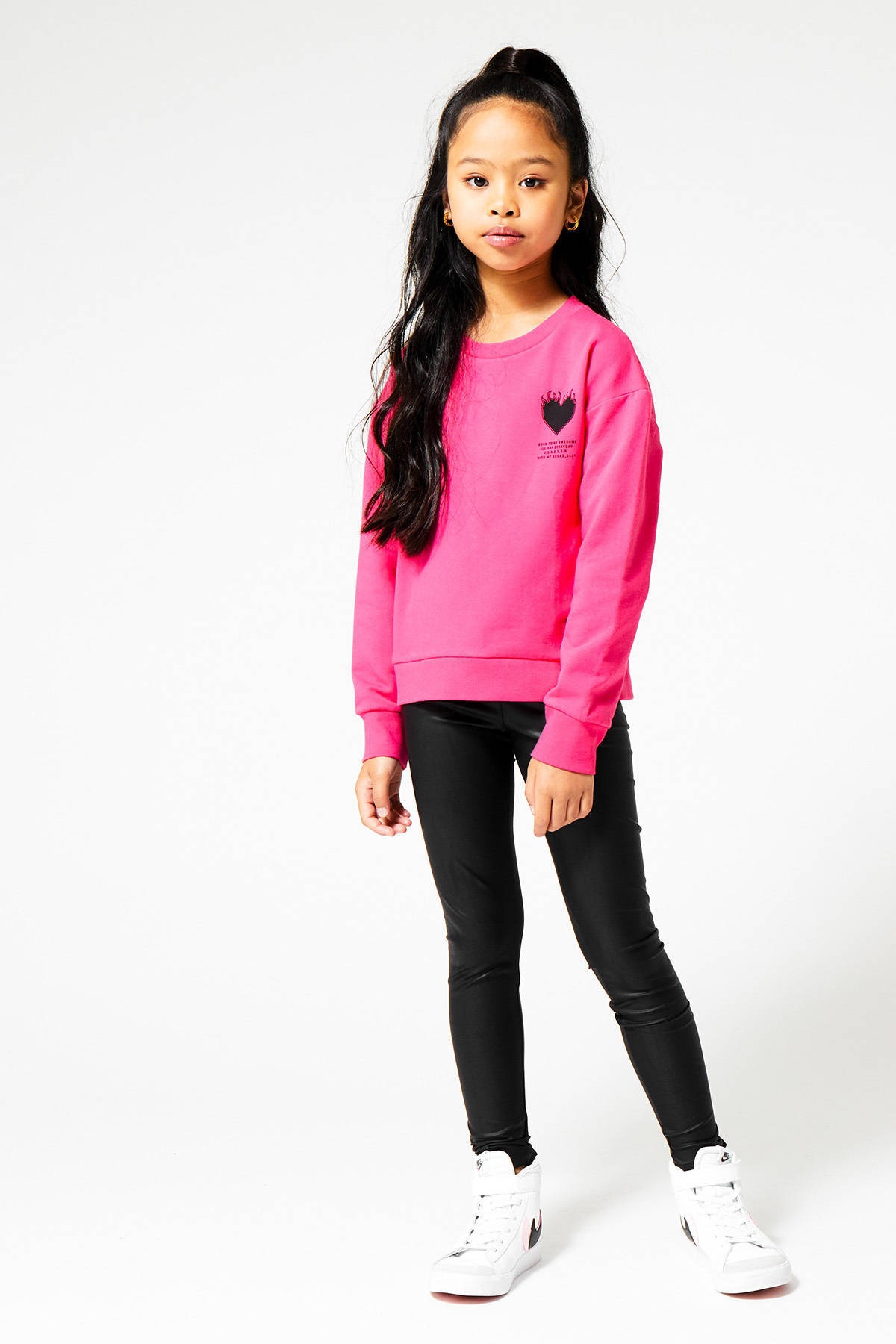 CoolCat Junior imitatieleren legging 