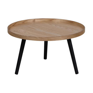 Mesa Bijzettafel L - Hout - Naturel - 34xØ60