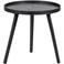 WOOOD WOOOD Mesa Bijzettafel M - Hout - Zand - 45 cm x Ø45