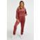 Hunkemöller velours sweater koraalrood