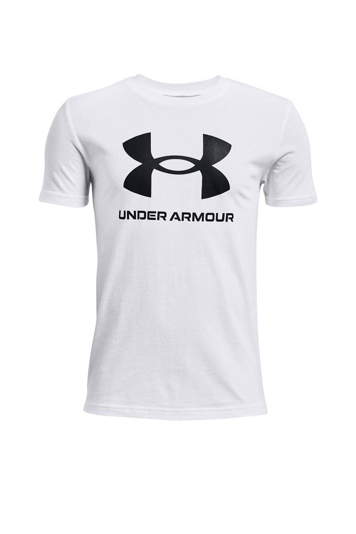 sportshirt UA Sportstyle Logo wit