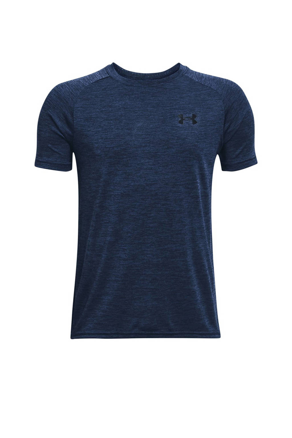 Under Armour sport T-shirt Tech 2.0 donkerblauw