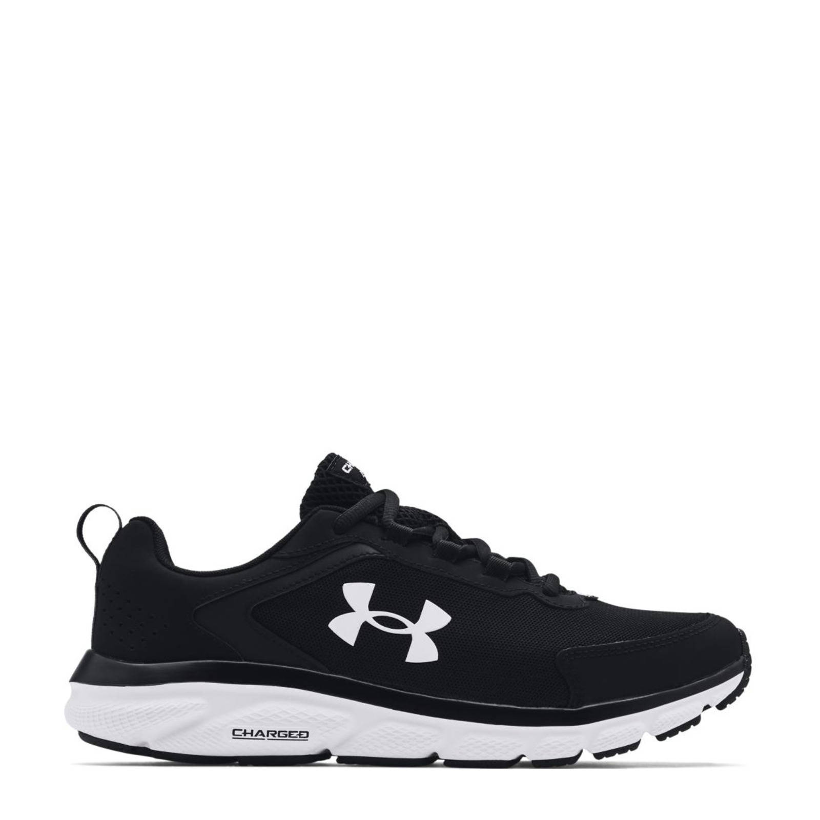 Under Armour Charged Assert 9 hardloopschoenen zwart/wit | wehkamp